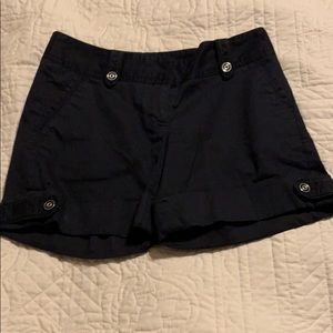 White House Black Market Shorts, black, size 0